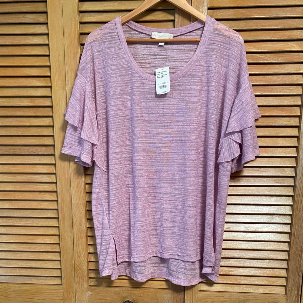 Suzanne Betro Weekend lilac tshirt